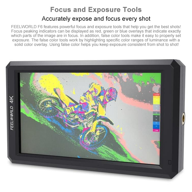 FEELWORLD F6 Monitor de Campo IPS HDMI para Cámara