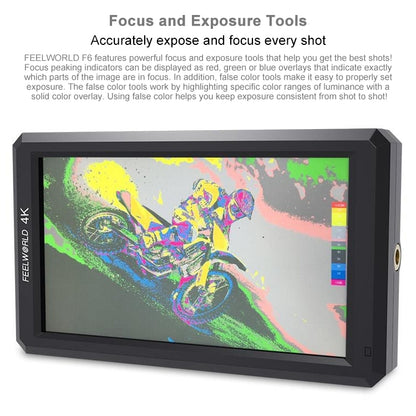 FEELWORLD F6 Monitor de Campo IPS HDMI para Cámara