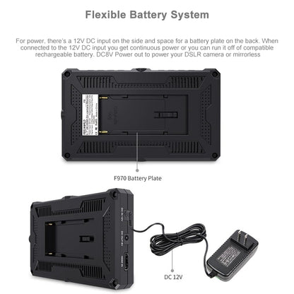 FEELWORLD F6 Monitor de Campo IPS HDMI para Cámara