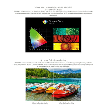FEELWORLD LUT6 Monitor de Cámara 6 Pulgadas 2600 nits