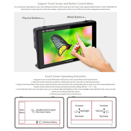 FEELWORLD LUT6 Monitor de Cámara 6 Pulgadas 2600 nits