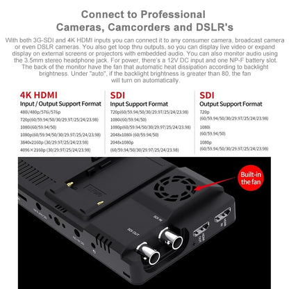 FEELWORLD LUT6S Monitor De Campo 6 Pulgadas IPS 2600 Nits