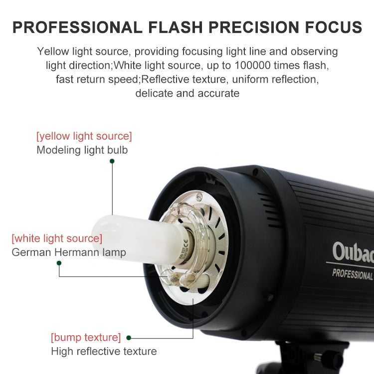 TRIOPO Oubao TTR600W Flash Estudio 600W Profesional