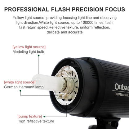 TRIOPO Oubao TTR600W Flash Estudio 600W Profesional