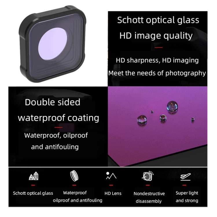JSR KB Filtro de Lente GoPro HERO9 10 Reducción Lumínica