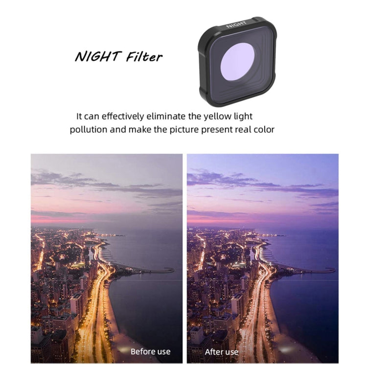 JSR KB Filtro de Lente GoPro HERO9 10 Reducción Lumínica