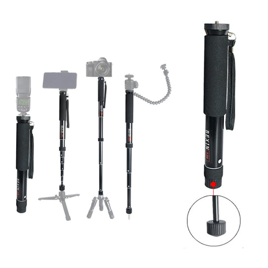 BEXIN P308 Monopié Soporte DSLR Extensible 160 Cm Portátil