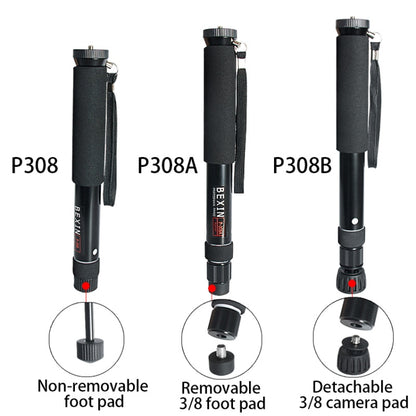 BEXIN P308 Monopié Soporte DSLR Extensible 160 Cm Portátil