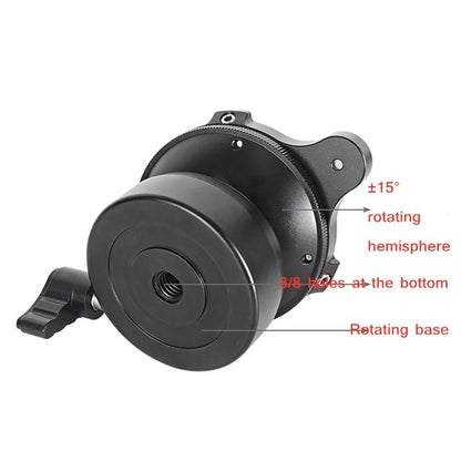 BEXIN DY-60N Trípode Pro Cabeza Panorámica 360Grados