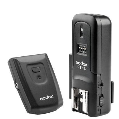 Godox CT-16 Kit Transmisor Receptor Disparo Flash 30 Metros