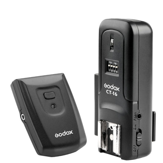 Godox CT-16 Kit Transmisor Receptor Disparo Flash 30 Metros