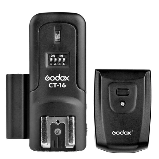 Godox CT-16 Kit Transmisor Receptor Disparo Flash 30 Metros