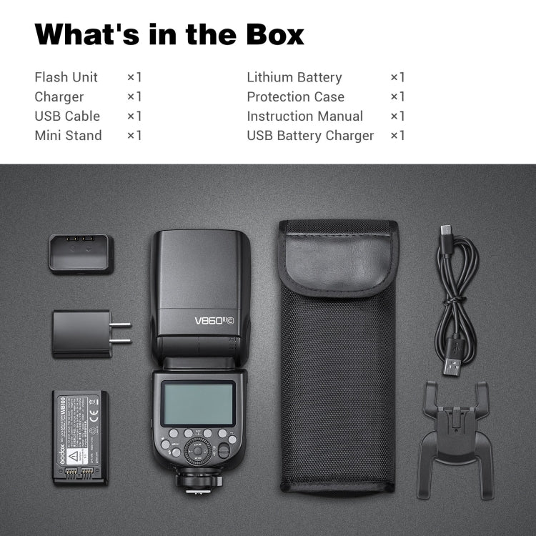 Godox V860III-N Nikon Flash Externo TTL 2,4 GHz HSS