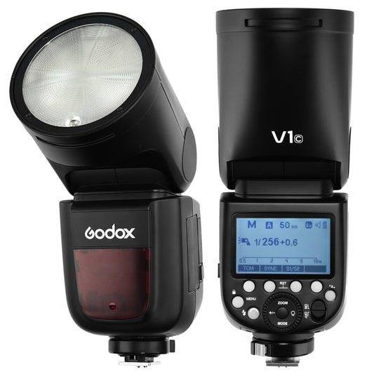 Godox V1C Flash de Cámara Cabeza Circular para Canon