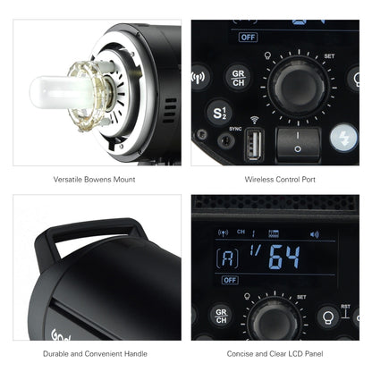 Godox DP600III Luz de Estudio 600Ws Inalámbrica Bowens