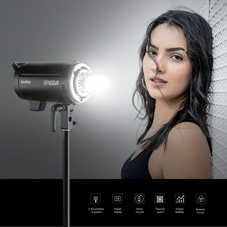 Godox DP600III Luz de Estudio 600Ws Inalámbrica Bowens