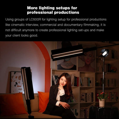Godox LC500R RGB Luz LED 2500K-8500K Con Control Remoto Portátil