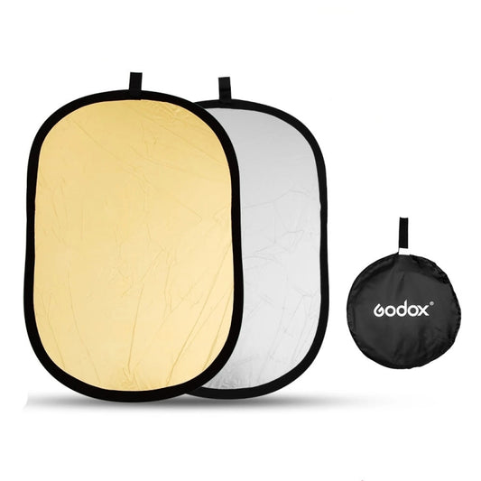 Godox FT01 Reflector Fotográfico Oval 100x150 cm 2 en 1 Oro Plata