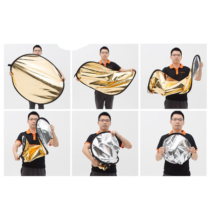 Godox FT01 Reflector Fotográfico Oval 100x150 cm 2 en 1 Oro Plata