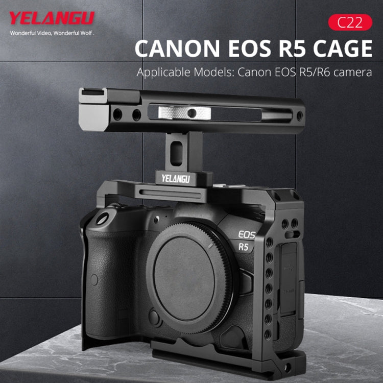 YELANGU C22 YLG0334B Jaula Cámara para Canon EOS R5