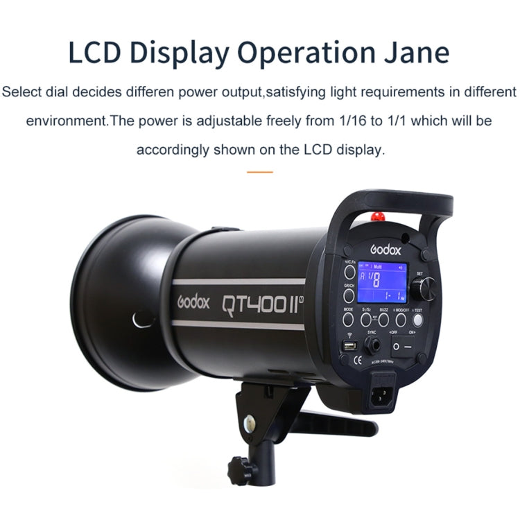 Godox QT400IIM Luz Estroboscópica de Estudio 400Ws HSS Profesionales