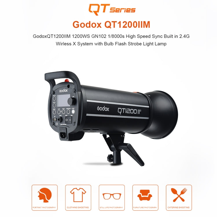 Godox QT1200IIM Flash de Estudio HSS 1200Ws GN102 1/8000s Profesional