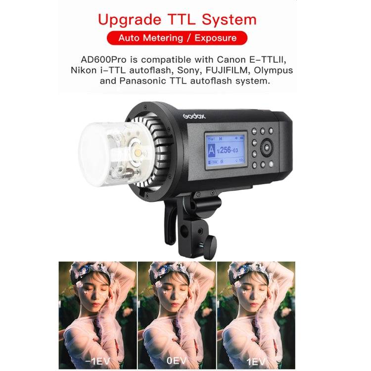 Godox AD600 Pro WITSTRO 600Ws Flash Inalámbrico 2.4GHz