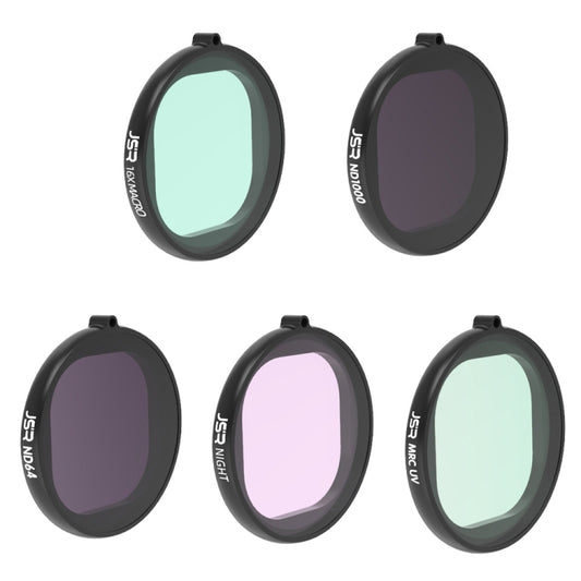 JSR Filtro 5 En 1 Para GoPro HERO8 UV Noche ND1000