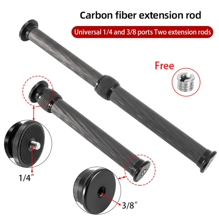 BEXIN P332C Extensor Trípode Columna Central Fibra Carbono