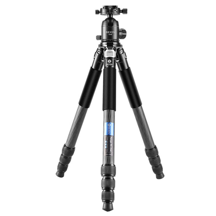 BEXIN RC334 Trípode de Cámara Portátil Plegable Fibra de Carbono Ligera K44