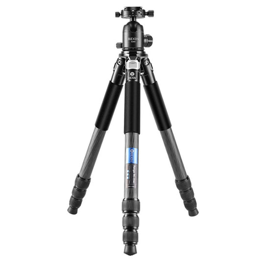 BEXIN RC334 Trípode de Cámara Portátil Plegable Fibra de Carbono Ligera K44