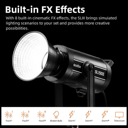 Godox SL150III Luz LED Para Video Iluminación 160W 5600K