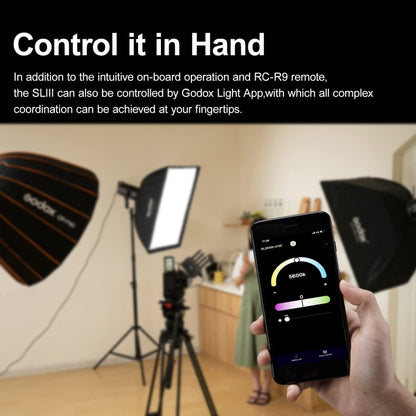 Godox SL200III Luz LED Video 215W 5600K Control Brillo 0-100