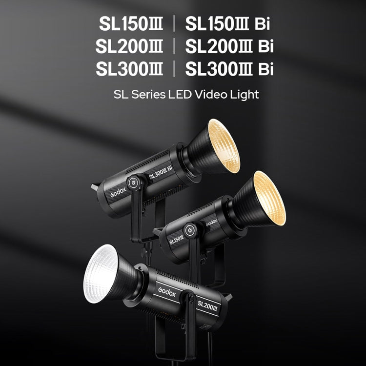 Godox SL200IIIBi 215W Luz de vídeo LED BiColor 2800K-6500K para vídeo