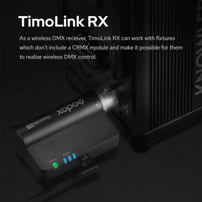 Godox TimoLink RX Receptor DMX Inalámbrico CRMX LumenRadio