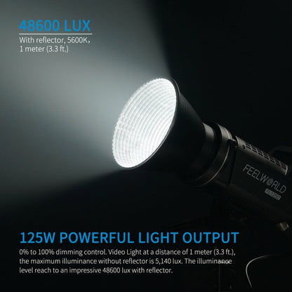 FEELWORLD FL125D Luz de Video LED 125W Bluetooth App Control