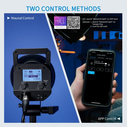 FEELWORLD FL125D Luz de Video LED 125W Bluetooth App Control