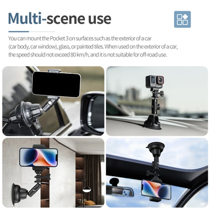 STARTRC GoPro Compatible SoporteVentosa Abrazadera Teléfono
