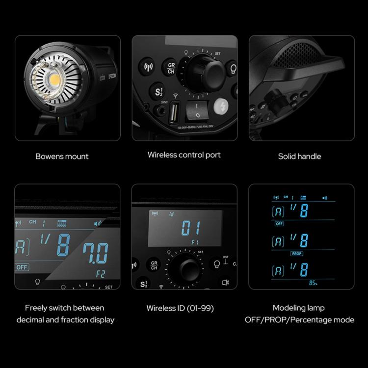 Godox DP800III-V Flash De Estudio 800W Profesional Luz Fotográfica