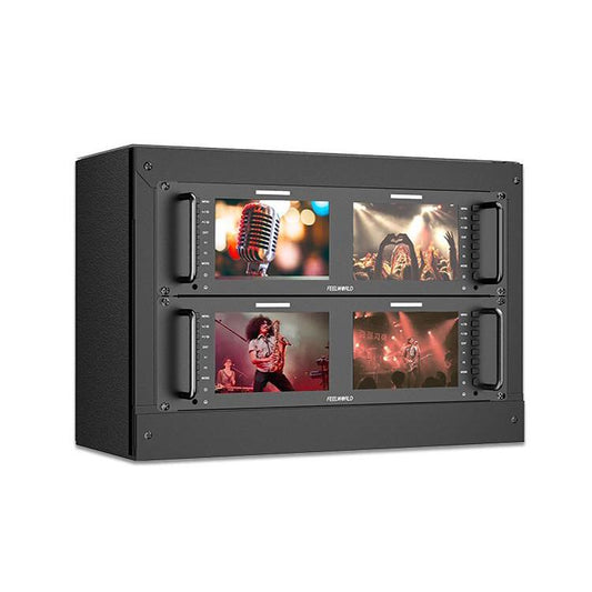 FEELWORLD D71 PLUS Monitor 4K de 7 Pulgadas IPS Rack 3RU