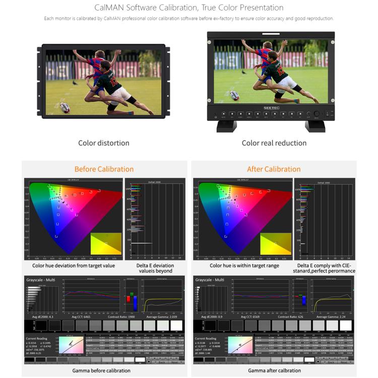 SEETEC P133 PRO Monitor De Transmisión 13,3 FullHD 1000 Nits