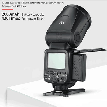 TRIOPO R1 76WS Speedlite TTL para DSLR 1/8000s Alta Velocidad