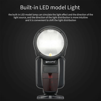 TRIOPO R1 76WS Speedlite TTL para DSLR 1/8000s Alta Velocidad
