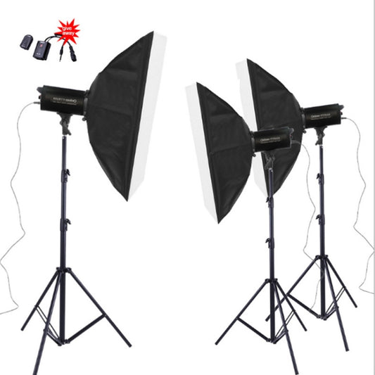 TRIOPO Oubao TTR300W Softbox Estudio 60x90cm Kit Completo