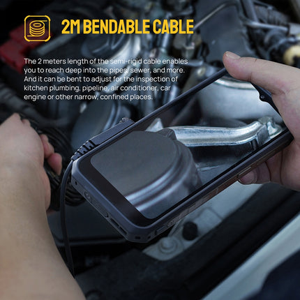 Ulefone Endoscope E2 Endoscopio Digital IP67 1MP 2m Cable Negro