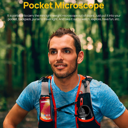 Ulefone uSmart C01 Microscopio Digital Con Cable 50x-1000x 8 LED Ajustables