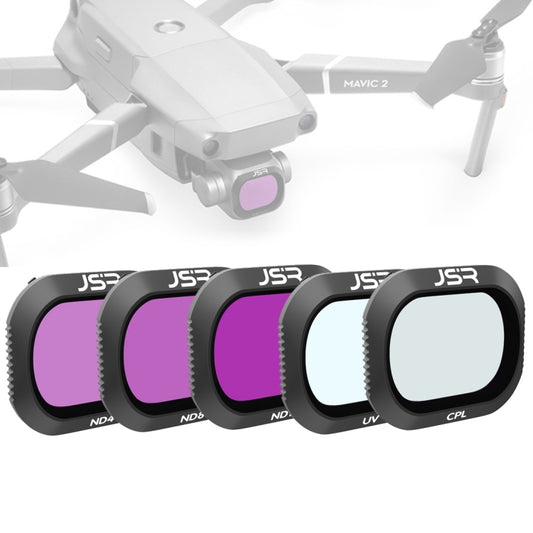 JSR 5 en 1 Filtro de lente UV CPL ND4 ND8 ND16 para DJI Mavic 2 Pro Drone