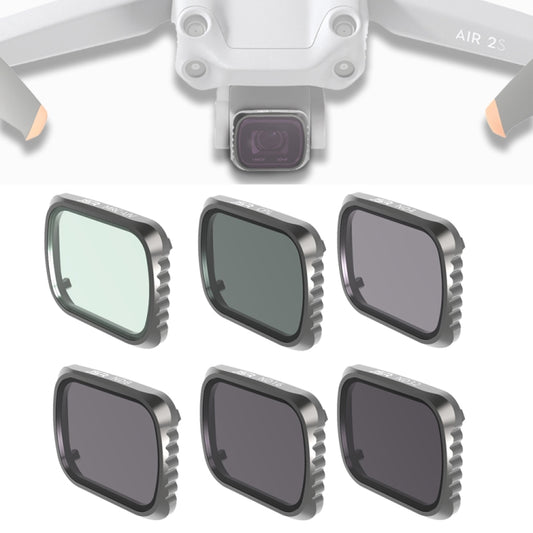 JSR KS 6 En 1 Filtro De Lente Para DJI Air 2S Drone