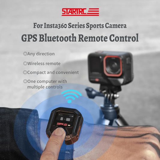 STARTRC Control Remoto Bluetooth Con GPS Para Insta360 X4 GO 3S Pantalla