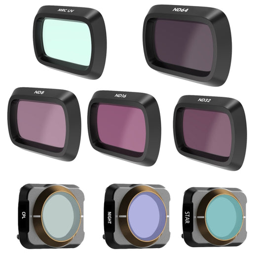 JSR Drone 8 En 1 Filtro De Lente Para DJI Mavic Air 2 Pack Completo